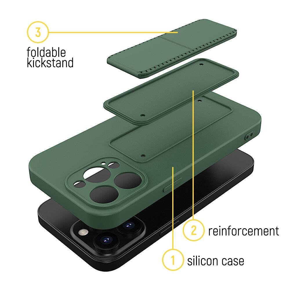 Wozinsky Kickstand Case suojakuori Xiaomi Poco X4 Pro 5G, musta hinta ja tiedot | Puhelimen kuoret ja kotelot | hobbyhall.fi