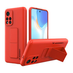 Wozinsky Kickstand Case suojakuori Xiaomi Poco M4 Pro 5G, punainen hinta ja tiedot | Puhelimen kuoret ja kotelot | hobbyhall.fi
