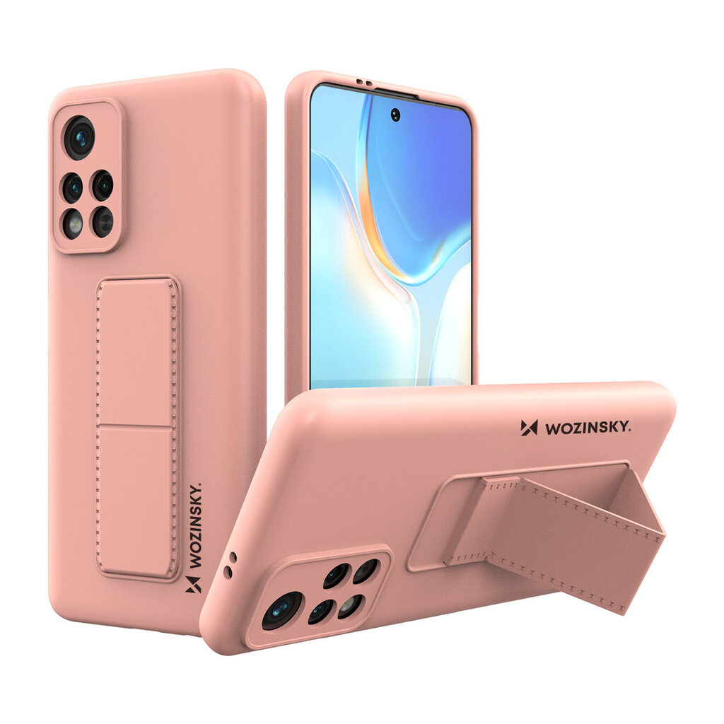 Wozinsky Kickstand Case suojakuori Xiaomi Poco M4 Pro 5G, pinkki hinta ja tiedot | Puhelimen kuoret ja kotelot | hobbyhall.fi