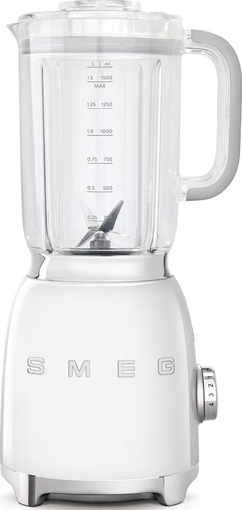 Tehosekoitin Smeg, BLF01WHEU, 50-luvun tyyli, 800 W, valkoinen hinta ja tiedot | Tehosekoittimet | hobbyhall.fi