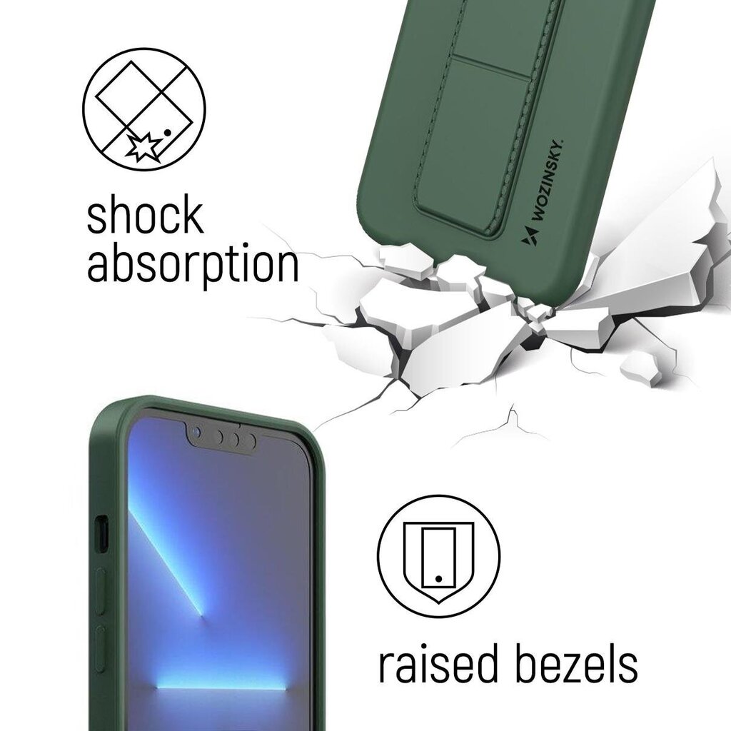 Wozinsky Kickstand Case suojakuori Samsung Galaxy S22 +, musta hinta ja tiedot | Puhelimen kuoret ja kotelot | hobbyhall.fi