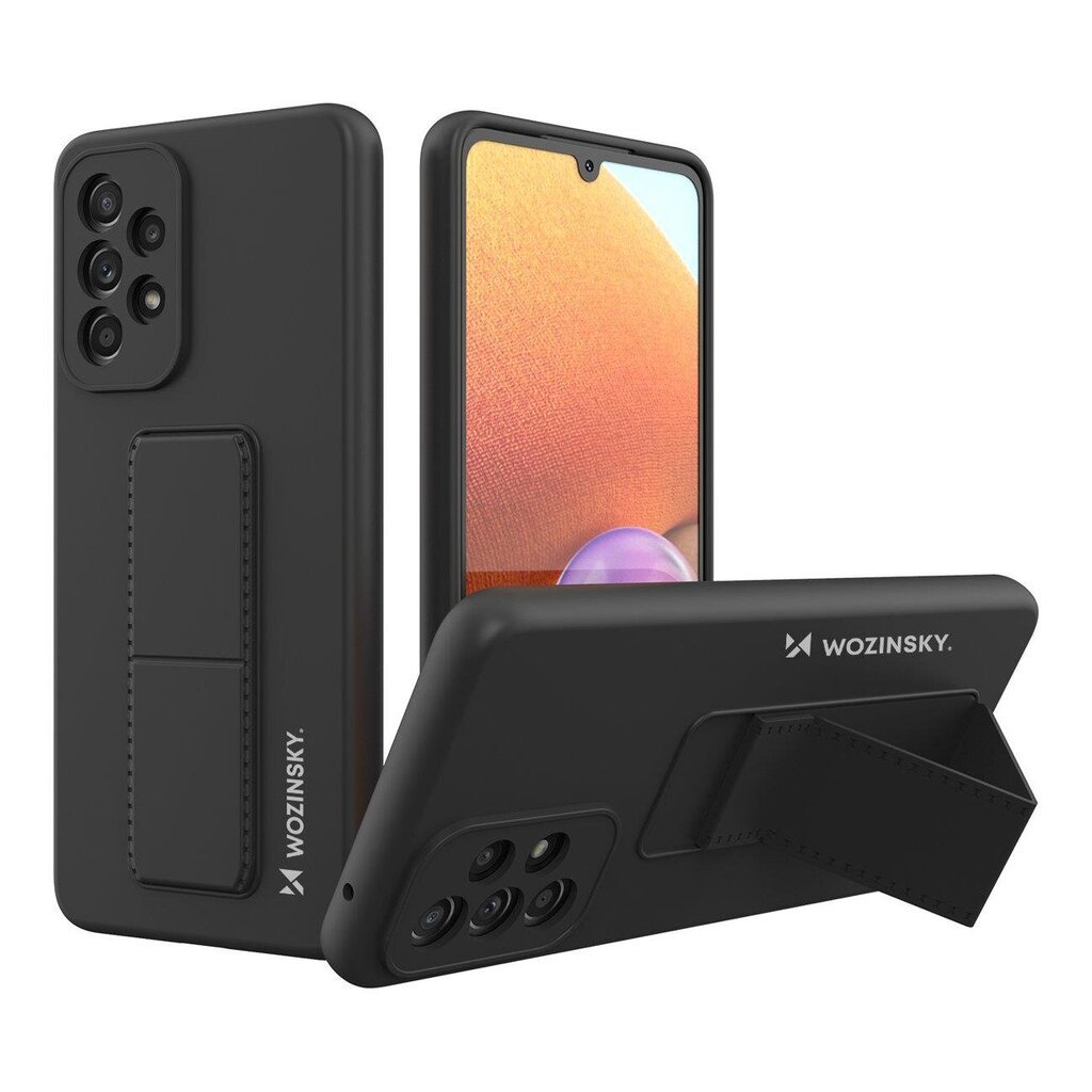 Wozinsky Kickstand Case suojakuori Samsung Galaxy A33 5G, musta hinta ja tiedot | Puhelimen kuoret ja kotelot | hobbyhall.fi