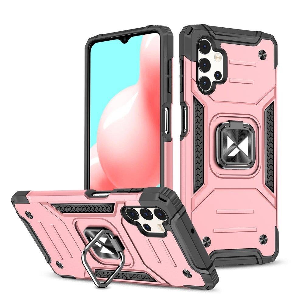 Wozinsky Ring Armor Case suojakuori Samsung Galaxy A23, kultainen hinta ja tiedot | Puhelimen kuoret ja kotelot | hobbyhall.fi