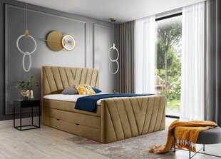 NORE Candice Nube 20 -sänky, 160 x 200 cm, beige hinta ja tiedot | Sängyt | hobbyhall.fi