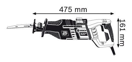 Bosch GSA 1300 PCE hinta ja tiedot | Sahat ja sirkkelit | hobbyhall.fi