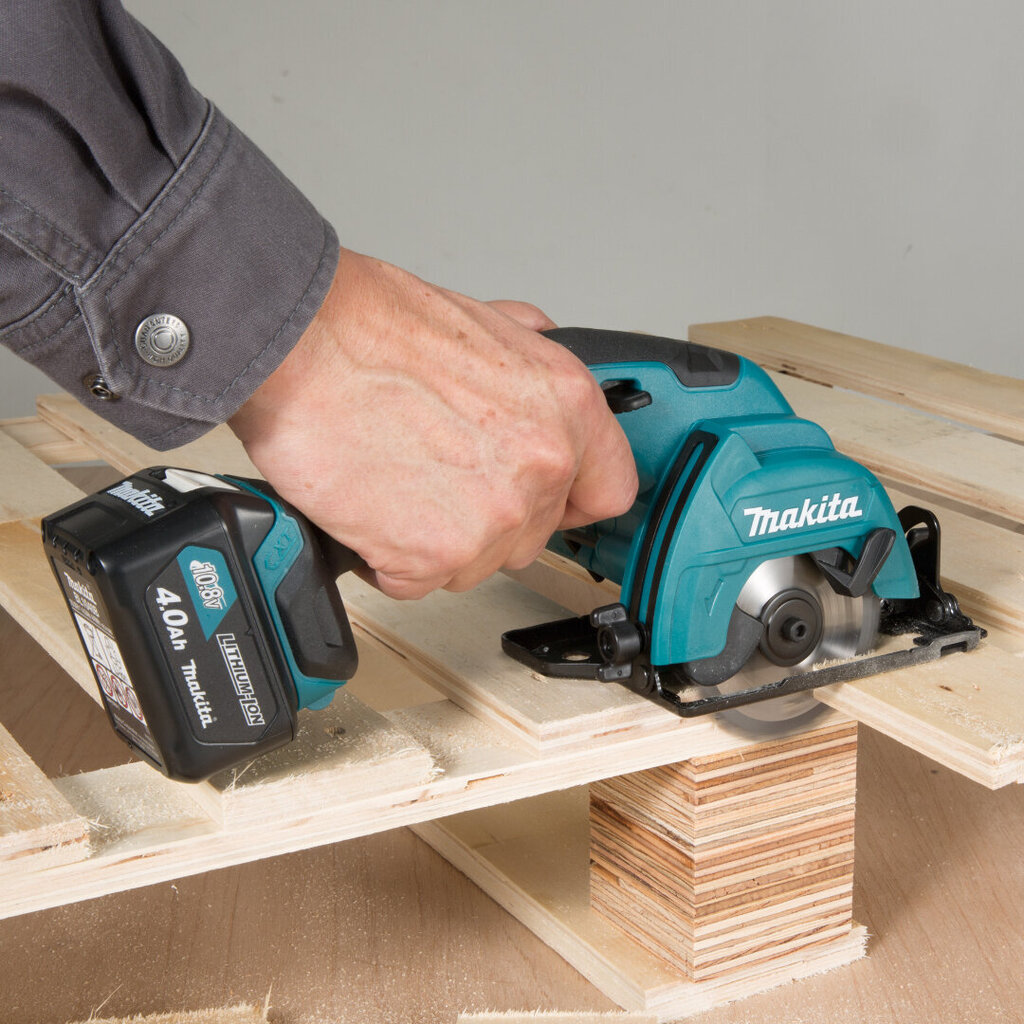 Makita Akkupyörösaha HS301DZ / 10,8 V, ilman akkua ja laturia hinta ja tiedot | Sahat ja sirkkelit | hobbyhall.fi