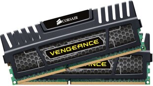 Corsair Vengeance 16GB 1600MHz DDR3 CL9 KIT 2 CMZ16GX3M2A1600C9 hinta ja tiedot | Muisti (RAM) | hobbyhall.fi