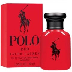 Polo Red, Ralph Lauren EDT miesten hajuvesi, 40 ml hinta ja tiedot | Miesten hajuvedet | hobbyhall.fi