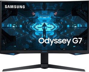 Samsung Odyssey G7 kaareva 32" QHD QLED näyttö LC32G75TQSRXEN hinta ja tiedot | Näytöt | hobbyhall.fi