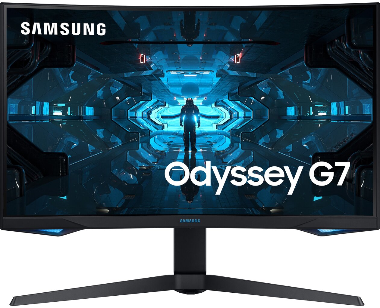 Samsung Odyssey G7 kaareva 32" QHD QLED näyttö LC32G75TQSRXEN hinta ja tiedot | Näytöt | hobbyhall.fi