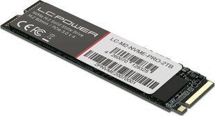 LC-Power Phenom Pro, 2 Tt (LC-M2-NVME-PRO-2TB) hinta ja tiedot | Kovalevyt | hobbyhall.fi