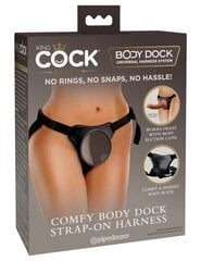 King Cock Elite Valjaat (strap-on) Comfy Body Dock, musta hinta ja tiedot | Ei ole määritelty Erotiikkatuotteet | hobbyhall.fi
