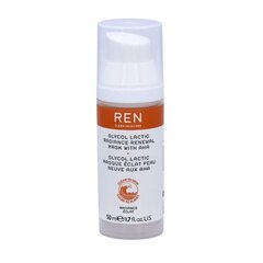 Glitter kasvonaamio Ren GlyCol Lactic Radiance 50 ml hinta ja tiedot | Ren Kasvojenhoitotuotteet | hobbyhall.fi