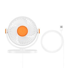 Tuuletin Baseus Serenity desktop oscillating fan (white) hinta ja tiedot | Tuulettimet | hobbyhall.fi