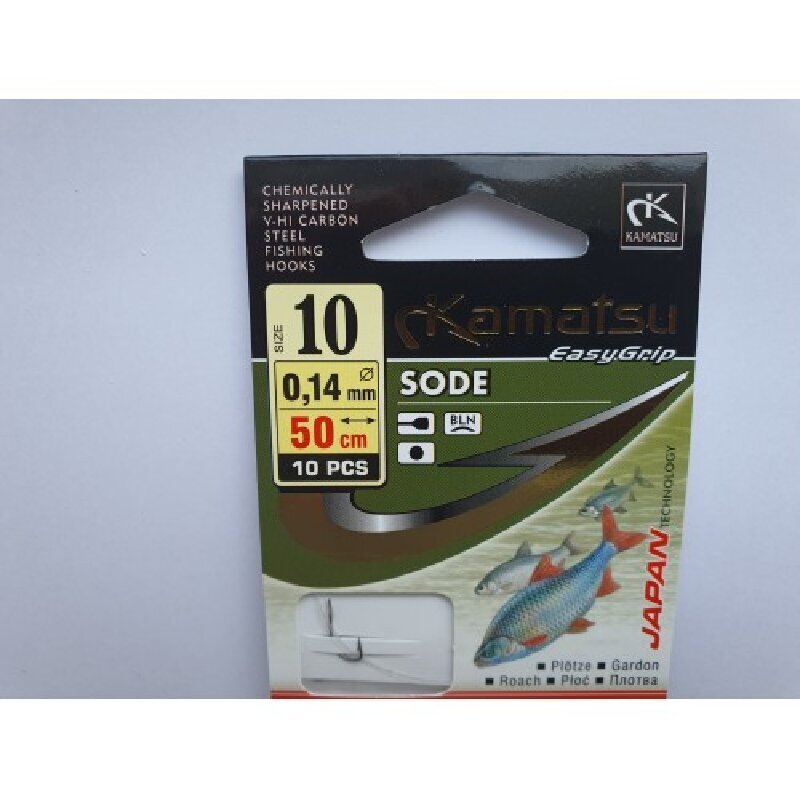 Koukut siimalla KAMATSU Sode Roach 50cm nr.12 hinta ja tiedot | Ongenkoukut | hobbyhall.fi