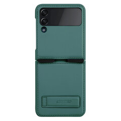 Nillkin Qin Vegan Leather Samsung Galaxy Z Flip 4 dark green hinta ja tiedot | Nillkin Puhelimet, älylaitteet ja kamerat | hobbyhall.fi