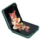 Nillkin Qin Vegan Leather Samsung Galaxy Z Flip 4 dark green hinta ja tiedot | Puhelimen kuoret ja kotelot | hobbyhall.fi