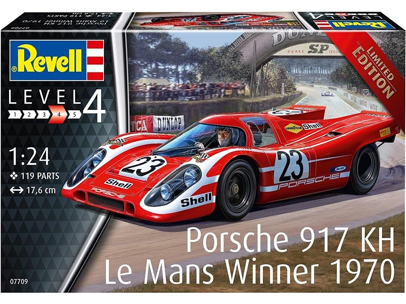 Revell - Porsche 917K Le Mans Winner 1970, 1/24, 07709 hinta ja tiedot | LEGOT ja rakennuslelut | hobbyhall.fi