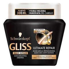 Elvyttävä hiusnaamio Schwarzkopf Glis Ultimate Repair, 300 ml hinta ja tiedot | Hoitoaineet | hobbyhall.fi