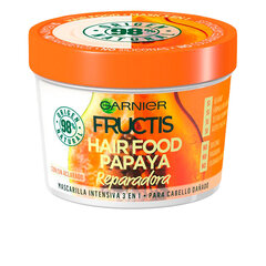 Elvyttävä hiusnaamio Hair Food Papaya Fructis, 390 ml hinta ja tiedot | Hiusnaamiot, öljyt ja seerumit | hobbyhall.fi