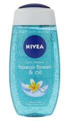 Suihkugeeli Nivea Tahiti Lily & Oil, 250 ml hinta ja tiedot | Suihkusaippuat ja suihkugeelit | hobbyhall.fi