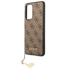 Puhelinkotelo Original Guess 4G Charms Collection Hardcase sopii Samsung Galaxy A53 5G: lle, ruskea hinta ja tiedot | Puhelimen kuoret ja kotelot | hobbyhall.fi