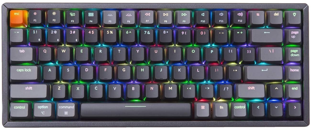 Keychron K2, pilka hinta ja tiedot | Näppäimistöt | hobbyhall.fi