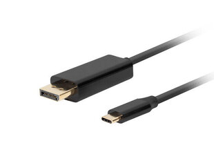 Lanberg USB-C to DisplayPort Cable hinta ja tiedot | Adapterit | hobbyhall.fi