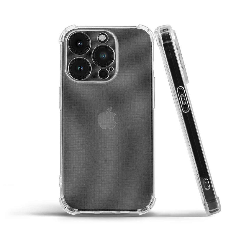 Mocco Anti Shock Case Silicone Case for Apple iPhone 14 Pro Max Transparent hinta ja tiedot | Puhelimen kuoret ja kotelot | hobbyhall.fi