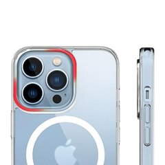 Mocco Magsafe Back Case 1 mm Silicone Case for Apple iPhone 14 Pro Max Transparent hinta ja tiedot | Puhelimen kuoret ja kotelot | hobbyhall.fi