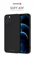 Swissten Soft Joy Silicone Case for Apple iPhone 14 Pro Max Black hinta ja tiedot | Puhelimen kuoret ja kotelot | hobbyhall.fi