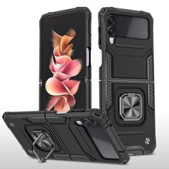 Mocco Nitro Case for Samsung Galaxy Z Flip 4 5G Black hinta ja tiedot | Puhelimen kuoret ja kotelot | hobbyhall.fi