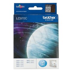 BROTHER LC970C muste syaani, 300 sivua hinta ja tiedot | Laserkasetit | hobbyhall.fi