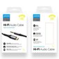 Kaapeli Joyroom stereoaudio AUX-kaapeli 3,5 mm minijakki - USB Type C älypuhelimelle, 1 m (SY-A03) hinta ja tiedot | Kaapelit ja adapterit | hobbyhall.fi