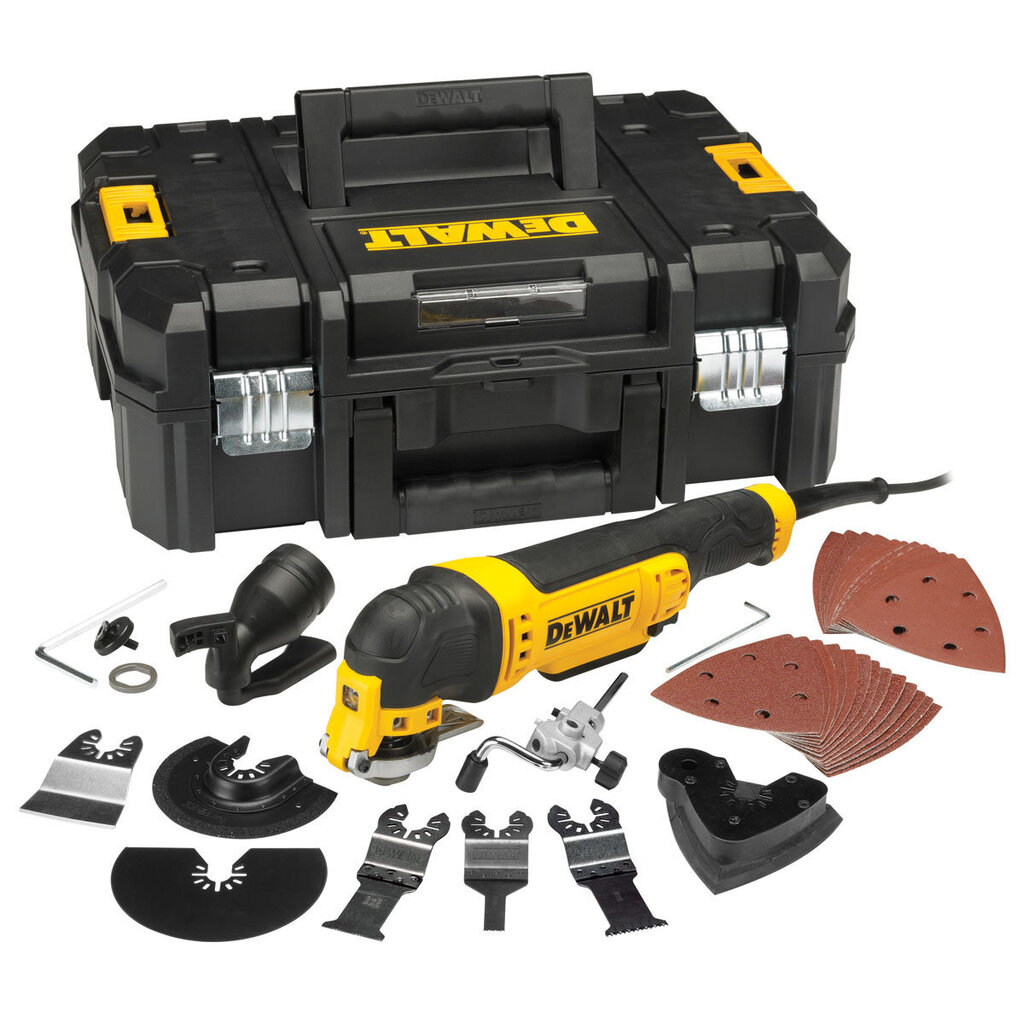 Monitoimityökalu DeWalt DWE315KT 32 kpl hinta ja tiedot | Hiomakoneet | hobbyhall.fi