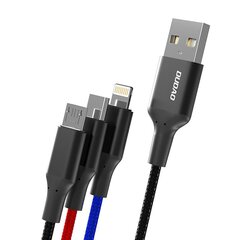 Dudao 3in1, USB - Lightning, 38 cm hinta ja tiedot | Puhelinkaapelit | hobbyhall.fi