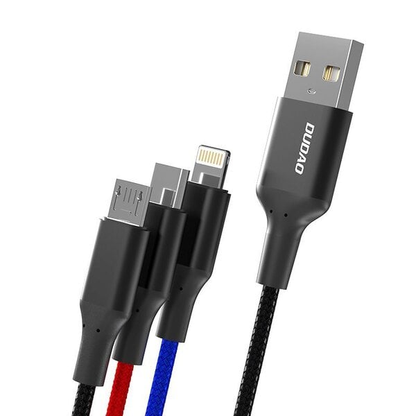 Dudao 3in1, USB - Lightning, 38 cm