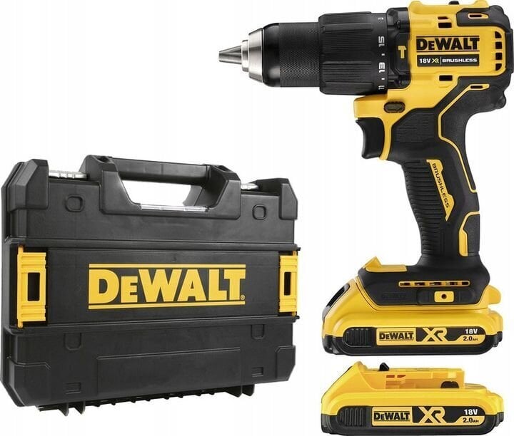 Iskevä ruuvinväännin 18V 2x2,0ah + lataus DCD709D2T DEWALT DEWALT hinta ja tiedot | Akkuporakoneet ja ruuvinvääntimet | hobbyhall.fi