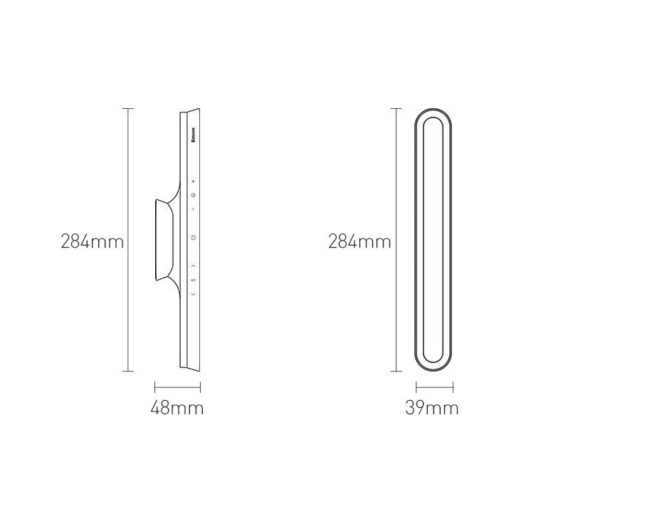 Magneettinen portaattomasti himmentyvä latauslamppu 5 W 1800mAh ≥100lm hinta ja tiedot | LED-valonauhat | hobbyhall.fi