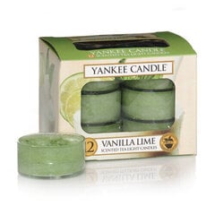 Yankee Candle Vanilla Lime tuoksukynttilä 12 x 9,8 g hinta ja tiedot | Yankee Candle Huonekalut ja sisustus | hobbyhall.fi