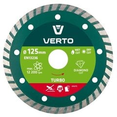 Timanttilaikka TURBO - 125mm (tuhkalohko, betoni, fibo) kuiva- ja märkäleikkaus hinta ja tiedot | Hiomakoneet | hobbyhall.fi