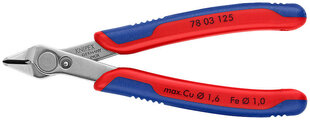 Sähköiset sivuleikkurit Super Knips INOX 125mm D1,6mm päätypidike, Knipex hinta ja tiedot | Käsityökalut | hobbyhall.fi