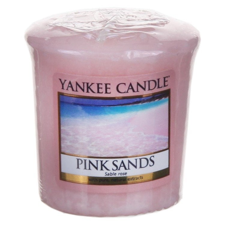 Yankee Candle Pink Sands - Aromaattinen votiivikynttilä 49.0g hinta ja tiedot | Kynttilät ja kynttilänjalat | hobbyhall.fi