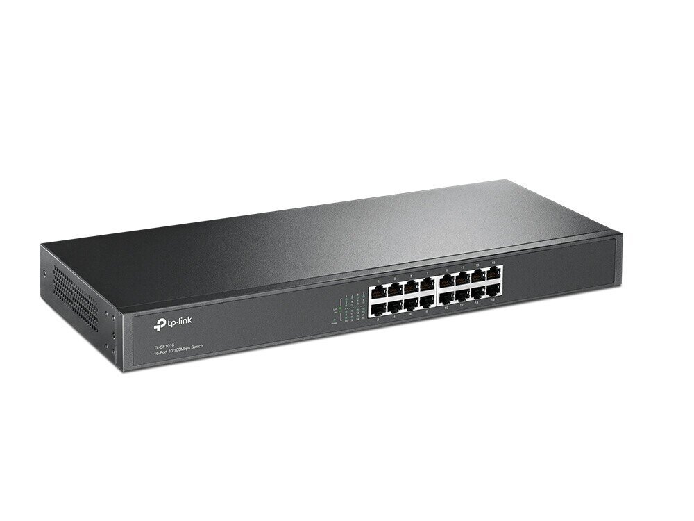 TP-LINK Switch TL-SF1016 Unmanaged hinta ja tiedot | Reitittimet ja modeemit | hobbyhall.fi