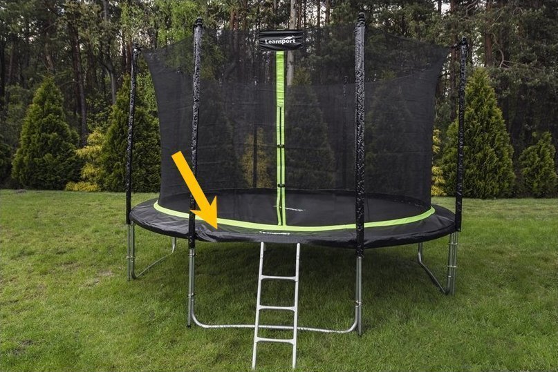10 jalan jousisuojus LEAN SPORT PRO trampoliinille hinta ja tiedot | Trampoliinit | hobbyhall.fi