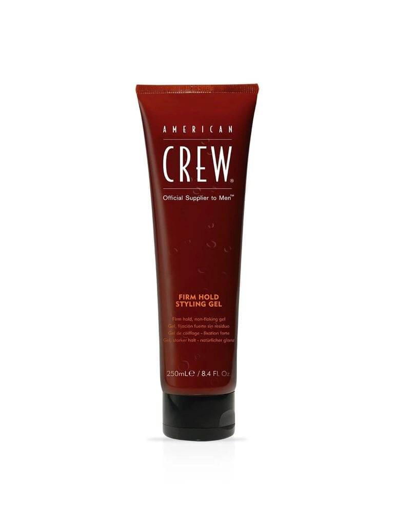 Miesten hiusgeeli American Crew Firm Hold Styling Gel, 250 ml hinta ja tiedot | Kampaamotuotteet | hobbyhall.fi