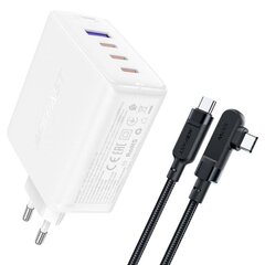 Seinälaturi Acefast A37 PD100W GAN, 4x USB, 100W (valkoinen) hinta ja tiedot | Acefast Puhelimet, älylaitteet ja kamerat | hobbyhall.fi