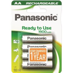 Panasonic käyttövalmis akku HR6 (AA) 1900 mAh hinta ja tiedot | Paristot | hobbyhall.fi