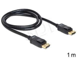 Delock DisplayPort, 1 m hinta ja tiedot | Kaapelit ja adapterit | hobbyhall.fi