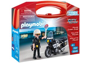 5648 PLAYMOBIL® City Action Poliisin matkalaukku hinta ja tiedot | LEGOT ja rakennuslelut | hobbyhall.fi